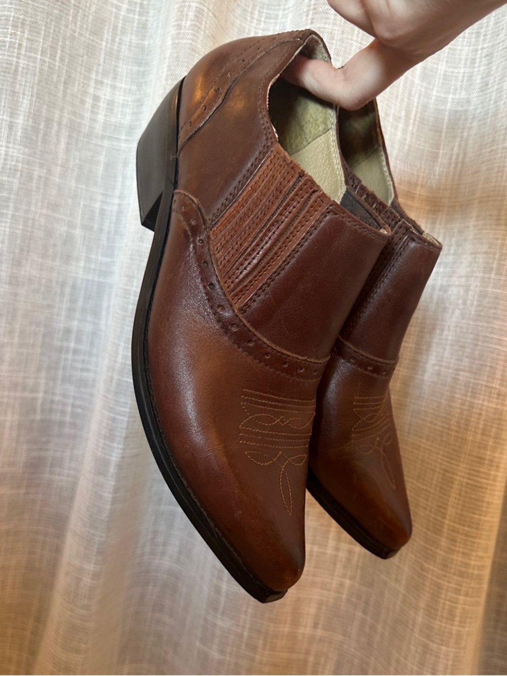 Dan Post dingo Leather Ankle Heel Boots